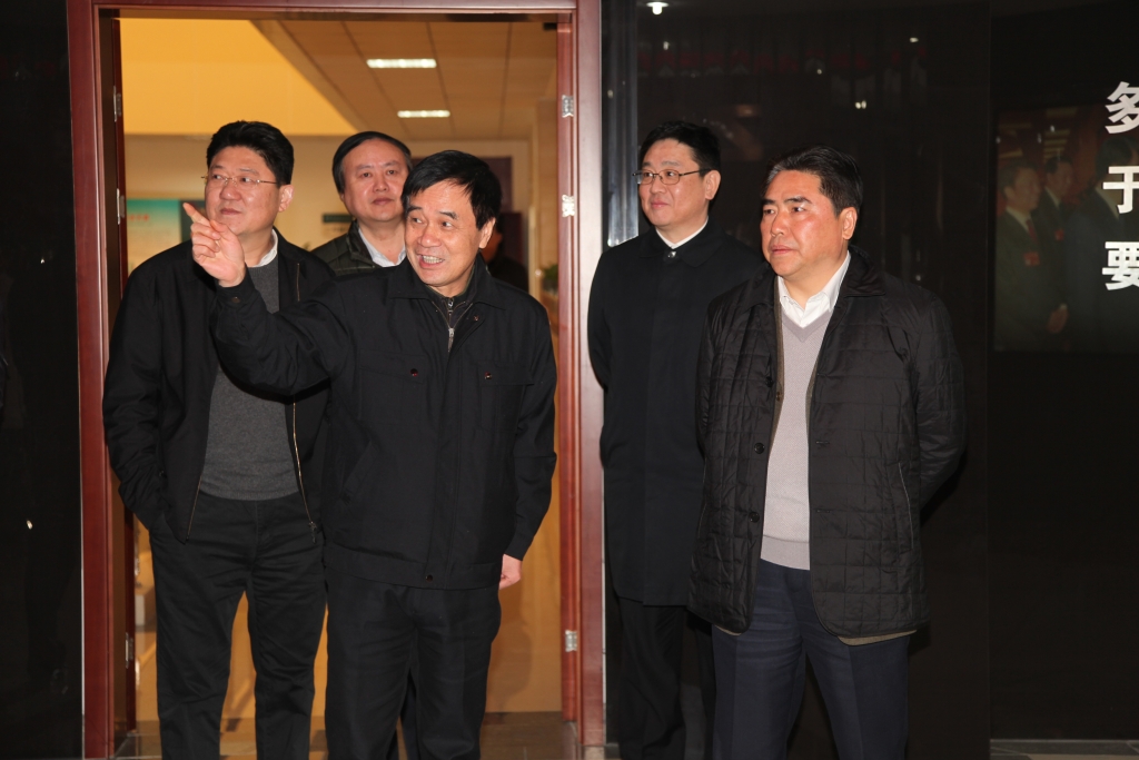 2016年2月18日，时任连云港市市长项雪龙到鹰游参观调研。