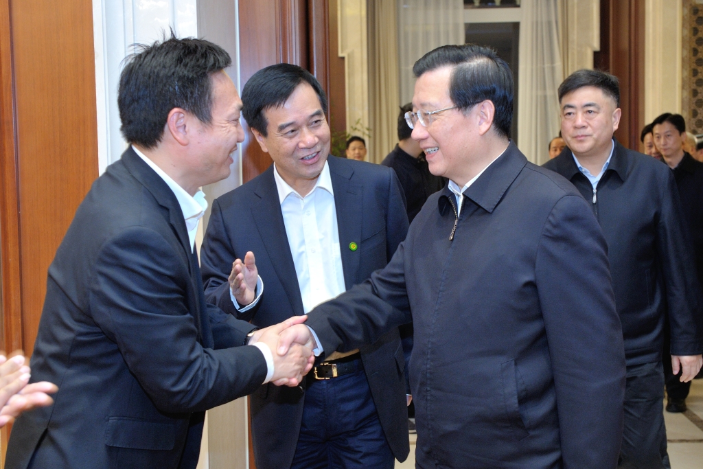 2015年12月8日张国良董事长参加江西党政代表团来江苏考察座谈会