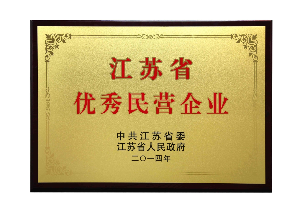 江苏省优秀民营企业